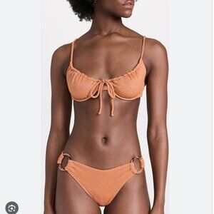 Montce Terra Sparkle Bikini Top (XS) & Bottom Thong Bikini (M)